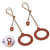 2Pcs Neck Wear Magnifying Glass AJEW-CA0005-27B-1