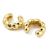 Ring Shape Brass Cuff Earrings EJEW-Q785-18G-2