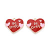 Alloy Enamel Pendants ENAM-T024-58A-G-1