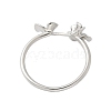 Flower Brass Ring Settings KK-K297-02P-3