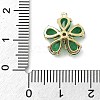 Brass Micro Pave Cubic Zirconia Pendants KK-S514-02F-G-3