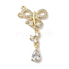 Brass Micro Pave Cubic Zirconia Pendants KK-L239-027G-4