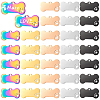 50Pcs 5 Colors Stainless Steel Pendants STAS-WA0001-01-1