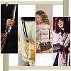 2 Style Stripe Pattern Polyester Bag Tape FIND-FH0002-90-6