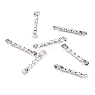 Tarnish Resistant 201 Stainless Steel Links Connectors X-STAS-B011-02A-P-1