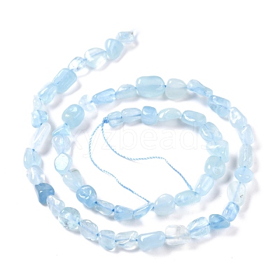 Natural Aquamarine Beads Strands G-G018-69-1