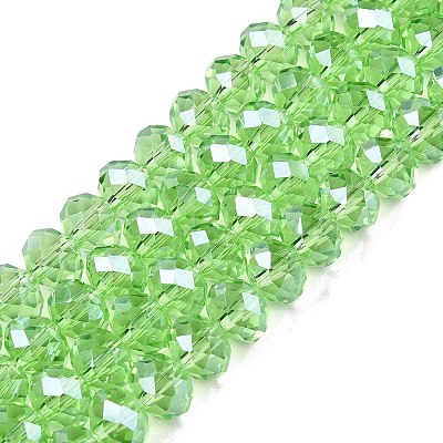 Electroplate Glass Beads Strands EGLA-A044-T8mm-A09-1