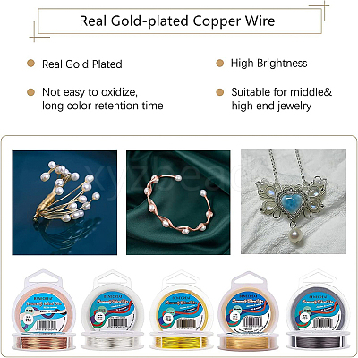 Round Craft Copper Wire CWIR-BC0001-0.6mm-AB-1
