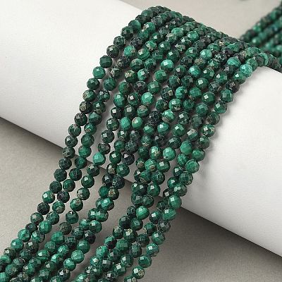 Natural Malachite Beads Strands G-D306-A02-3mm-B-1