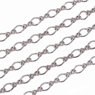 Brass Twisted Figure 8 Chains CH046-BP-1