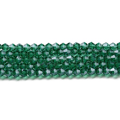 Transparent Electroplate Glass Beads Strands LS-GLAA-F029-2mm-C10-1