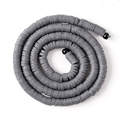 Handmade Polymer Clay Beads Strands LS-CLAY-R089-4mm-Q062-1
