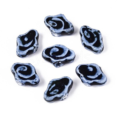 Handmade Porcelain Beads PORC-T133-30K-1