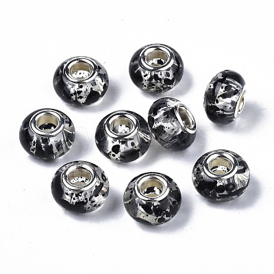 Transparent Resin European Beads RPDL-N014-05-01-1