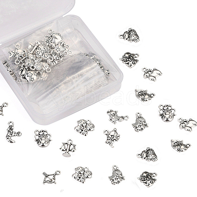 Zinc Alloy Charms PALLOY-CJ0001-100-1
