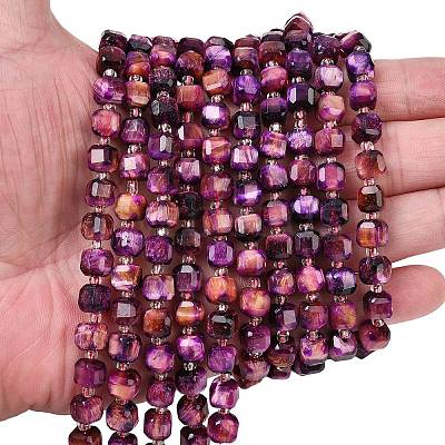 Natural Tiger Eye Beads Strands G-F812-A01-01B-1