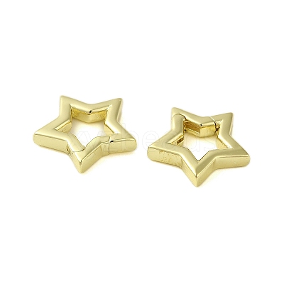 Brass Spring Gate Rings KK-B089-09G-1