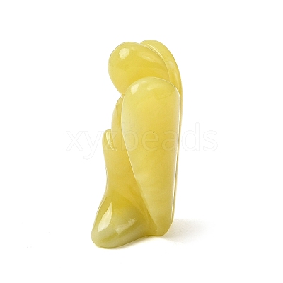 Natural Lemon Jade Angel Figurine DJEW-N006-01A-13-1