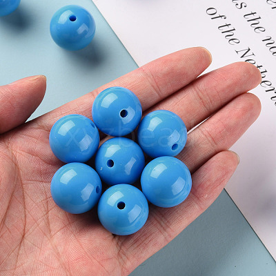 Opaque Acrylic Beads MACR-S370-C20mm-9-1
