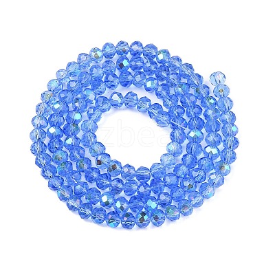 Electroplate Glass Beads Strands EGLA-A044-T4mm-L14-1