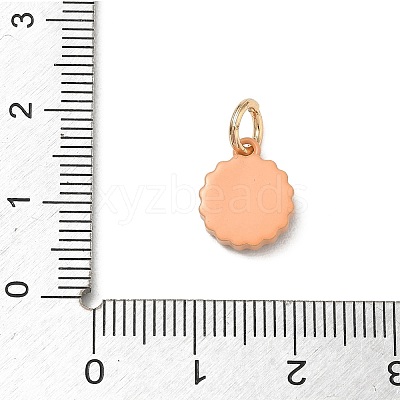 Spray Painted Brass Charms KK-CBAEB58-01A-1