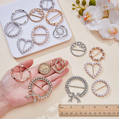 16Pcs Alloy Buckles AJEW-WH0007-72-1