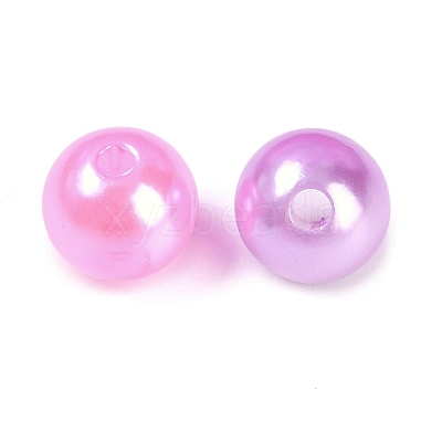 ABS Plastic Imitation Pearl Beads X-KY-G030-01D-1