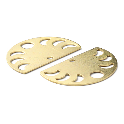 Brass Connector Charms FIND-WH0110-402-1