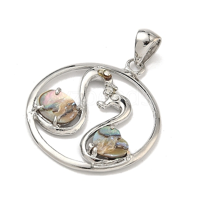 Natural Shell Pendants SSHEL-XCP0001-12-1