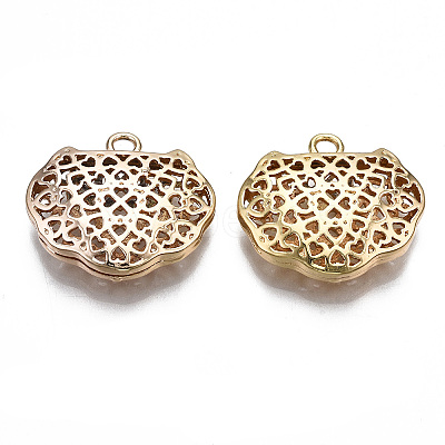 Brass Pendants KK-S356-384G-NF-1