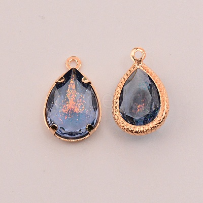 Faceted Resin Rhinestone Pendants LS-RESI-TAC0010-25F-1
