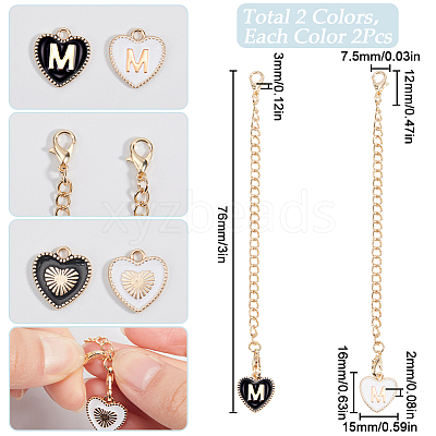 2 Sets Alloy Enamel Cup Pendant Decorations HJEW-SC0001-56M-1