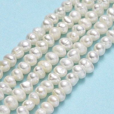 Natural Cultured Freshwater Pearl Beads Strands PEAR-F018-04B-01-1
