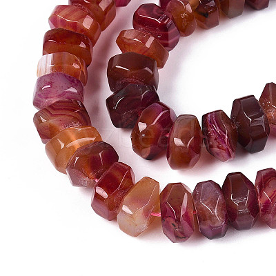 Natural Agate Beads Strands G-N356-01A-08-1
