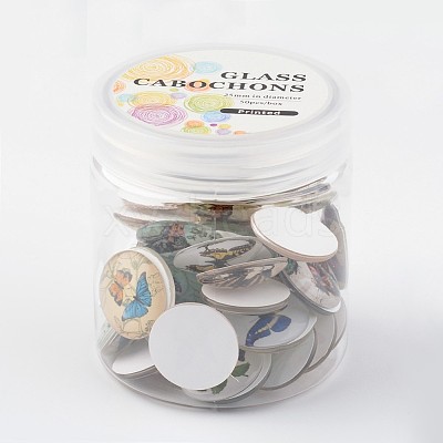 Glass Cabochons GGLA-JP0003-14-1