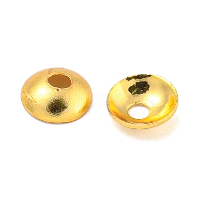 Brass Bead Cap KK-P277-54B-G-1