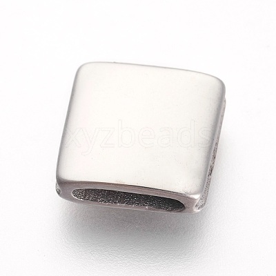 Tarnish Resistant 304 Stainless Steel Slide Charms STAS-F194-19P-1