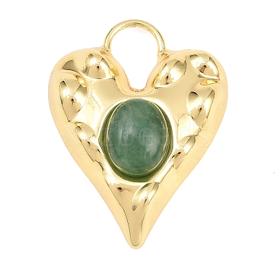 Natural Green Aventurine Pendants GG-G001-02G-12-1
