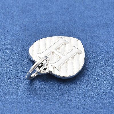 925 Sterling Silver Heart with Capital Letter Charms STER-S009-13H-S-1