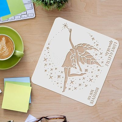 Plastic Reusable Drawing Painting Stencils Templates DIY-WH0172-297-1