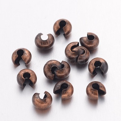 Iron Crimp Beads Covers X-IFIN-H028-NFR-NF-1