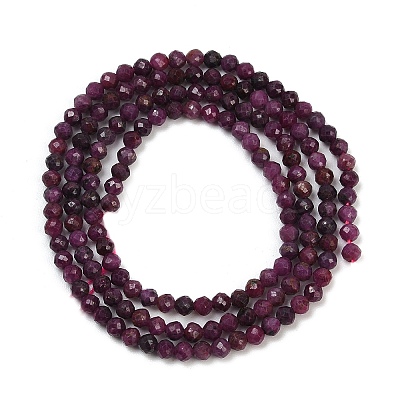 Natural Ruby Beads Strands G-C181-B06-01-1