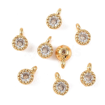 SHEGRACE Brass Pave Cubic Zirconia Charms XGRQ5K055-832G-A-1