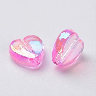 Eco-Friendly Transparent Acrylic Beads PL539-810-1
