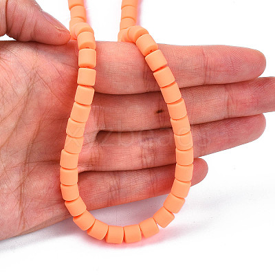 Handmade Polymer Clay Bead Strands X-CLAY-ZX006-01-39-1