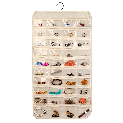 Non-Woven Fabrics Jewelry Hanging Bag AJEW-B009-02A-1