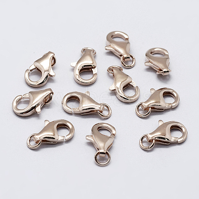 925 Sterling Silver Lobster Claw Clasps STER-K167-074B-RG-1