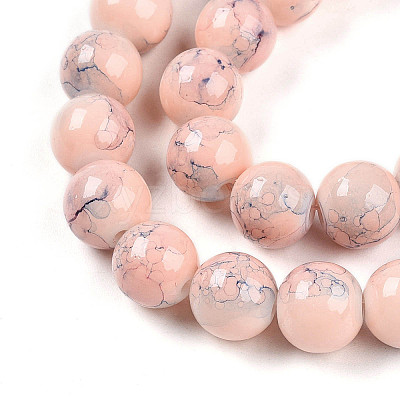 Baking Paint Glass Beads X1-DGLA-N003-10mm-C02-1