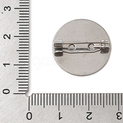 Brooch Cabochon Settings STAS-K254-05C-P-1