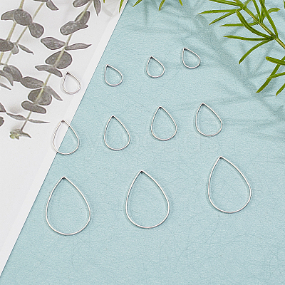 Brass Linking Rings KK-SC0001-74P-NF-1